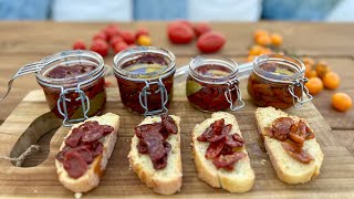 Italian Homemade Sun Dried Tomatoes 🍅 how to make it from Fresh Tomatoes [upl. by Wilber119]