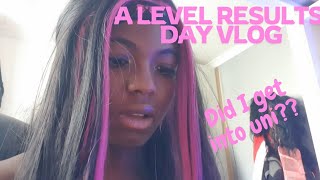 A level results day vlog 2024 did I get into uni  getting free food for results day [upl. by Llertnov]