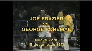 Joe Frazier vs George Foreman II en español [upl. by Bethezel152]