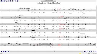 6 Esurientes Rutter Magnificat SATB Tenor [upl. by Nevaj]