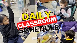 Special Education Daily Classroom Schedule [upl. by Aerdnaek183]