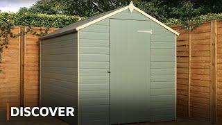 DISCOVER  8 x 6 Ultra Value Tongue amp Groove Apex Shed Overview [upl. by Nosreve]