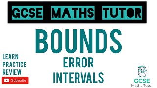 Bounds  Error Intervals Higher amp Foundation  GCSE Maths Tutor [upl. by Aziaf]