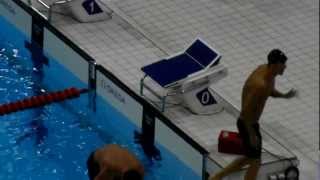 Michael Phelps coming out of the pool after 200 IM [upl. by Adnouqal]