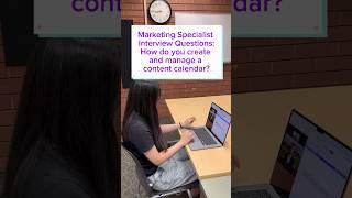 Marketing Specialist Interview Questions How do you create and manage a content calendar [upl. by Nivrek722]