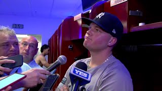 Alex Verdugo reflects on his fall in left field vs Baltimore [upl. by Oran]