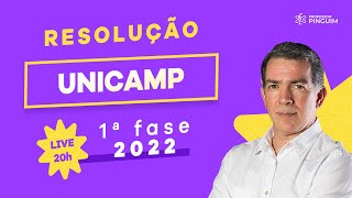 GABARITO UNICAMP 1 FASE 2022 🐧 Professor Pinguim [upl. by Samled]