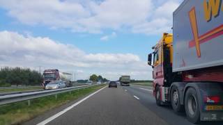 Dashcam Beelden Bergen op Zoom》Ridderkerk via A4》A58》A17》A16 [upl. by Dawes]