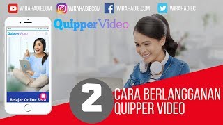 Cara Berlangganan Quipper Video Menggunakan HP [upl. by Hoes129]