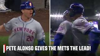 PETE ALONSOS 3RUN HOMER GIVES THE METS THE LEAD 🔥  ESPN MLB [upl. by Assiralc]