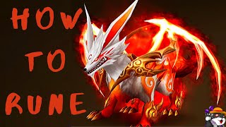 HOW TO RUNE FIRE DRUID Summoners War [upl. by Worden145]