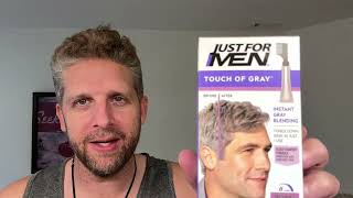 Just For Men Touch of Gray Mens Hair Color Kit with Comb Applicator for Easy Application [upl. by Ettenyar386]