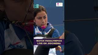 Sheetal Devis Heartbreaking OnePoint Loss  Paralympics Archery Highlights  JioCinema [upl. by Damian]