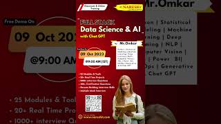 Data Science Full Course  Data Science For Beginners  Data Science Tutorial  NareshIT [upl. by Annawaj]