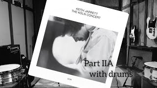 THE KOLN CONCERT Part IIA  Keith Jarrett  with drums [upl. by Lekim536]