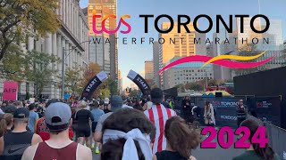 My first Marathon TCS Toronto Waterfront Marathon 2024 [upl. by Enia690]