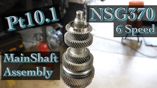 Pt101 Jeep TJ Rubicon NSG370 Rebuild MainShaft Assembly 5th 6th gears and Synchronizers [upl. by Adyht826]