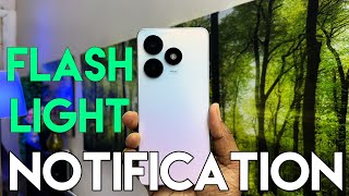 How To Enable Flash Light Notification In Tecno Spark 20C [upl. by Kane]