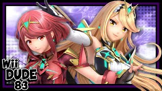 Pyra and Mythra Super Smash Bros Ultimate Presentation Reaction [upl. by Etnuaed]