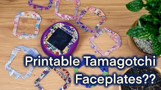 Easy Way to Print Tamagotchi Faceplates at Home [upl. by Nwahsyd331]