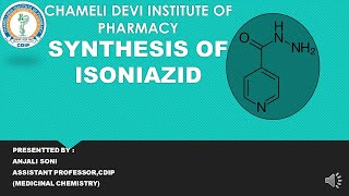 SYNTHESIS OF ISONIAZID [upl. by Sachs]