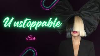 Sia  Unstoppable Karaoke Version  Original Key [upl. by Calan]