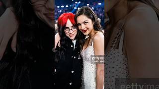 when Olivia Rodrigo SURPRISED by Billie Eilish grammys oliviarodrigo billieeilish [upl. by Haimirej19]