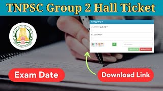 GROUP 22A HALL TICKET DOWNLOAD TNPSC 2024 [upl. by Flor]