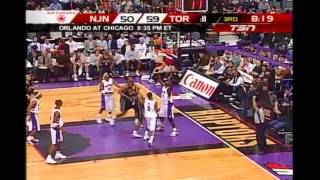 Brian Scalabrine 16 points 8 rebounds amp 5 assists vs Toronto Raptors April 15 2005 [upl. by Darcee]