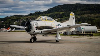 NFA North American T28B Trojan [upl. by Alsworth963]