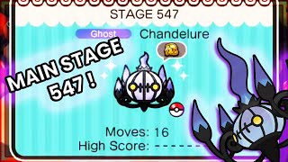 Pokemon Shuffle  Main Stage 547  Chandelure Itemless [upl. by Ydissac313]