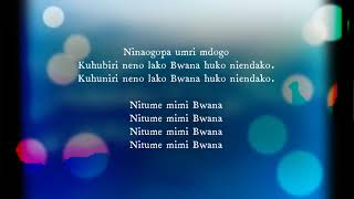 Bwana Asema quotNimtume Naniquot [upl. by Iohk]