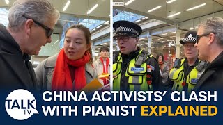 quotThey Tried To Bring CCP Authority To London” ProChina Activist’s Clash With Pianist EXPLAINED [upl. by Gardia]