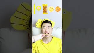 🧀🧇🥟🎧ASMR Yellowthemed Mukbang  Perfect for Sleepimmersive asmr asmrsounds funny [upl. by Wiltsey911]