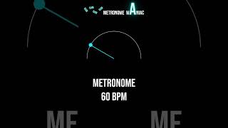 METRONOME 60 BPM 🎶 shorts [upl. by Akemit]