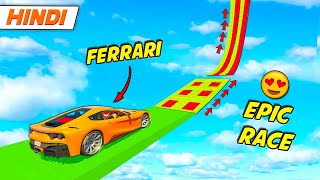 GTA 5 Epic quotFERRARIquot Car Race 🤩  Ferrari GTA 5  GTA 5 Online Hindi Funny Moments  Saxisam [upl. by Vaas]