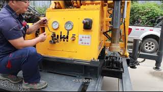 wireline core drill rig operation video [upl. by Mast109]