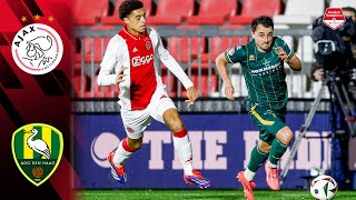 Samenvatting Jong Ajax  ADO Den Haag 21102024 [upl. by Hgielanna169]