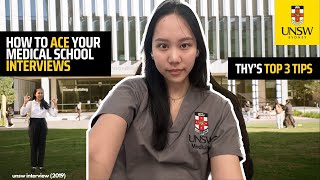 3 Medicine Interview Tips from a UNSW Medical Student 2023 [upl. by Weibel]