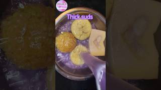 ASMR Thick sudsy sponge squeezing 💜 Part 3 out shorts spongesqueeze sponge squeeze [upl. by Niobe]