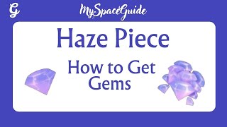 How to Get Gems in Haze Piece  All Methods Explained [upl. by Kreda]