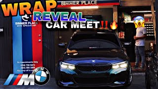 CRAZY WRAP REVEAL CAR MEET FOR MY M340I WENT LIKE THIS‼️ MUST SEE🔥😱 [upl. by Richarda890]