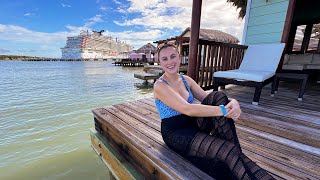 Overwater Cabana at Carnivals Amber Cove Carnival Celebration Cruise Vlog [upl. by Kcaj]