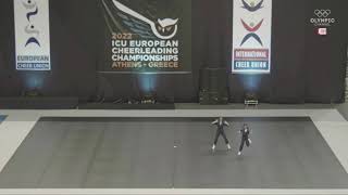 ICU Europeans 2022 Junior Hip Hop Doubles  Team Greece [upl. by Orvie]