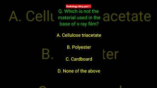 Radiology MCQs 1 shorts radiologymcqs radiology radiologyjunction [upl. by Ligetti]