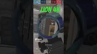 Lion 4 kills on kanal rainbowsixsiege r6siege shorts [upl. by Anoy]