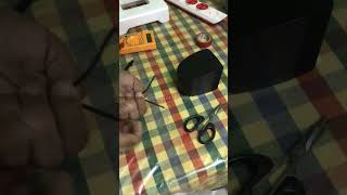 How to Connect Bose Cube speaker to Amplifier Wires bose viralvideos [upl. by Aneliram228]