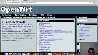 WiDy Flashing OpenWrt on TL MR3020 [upl. by Clayton]