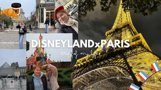 DISNEYLAND amp PARIS VLOG [upl. by Acirtap64]