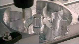 Aluminium Gebläserad MillStep CNC Fräsmaschine Graviermaschine [upl. by Ellinehc713]